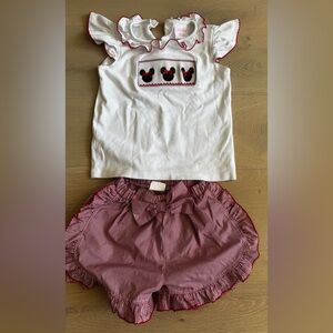 EUC Stichy Fish Mouse Ears set girls sz 6